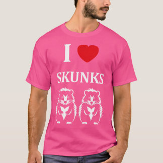 T-shirt Bébé drôle Skunk Simple enfant mignonne Petit J'ai