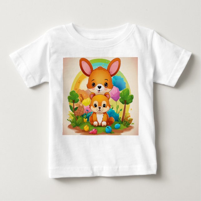 T-shirt bébé : Édition Nature Buddies (Devant)