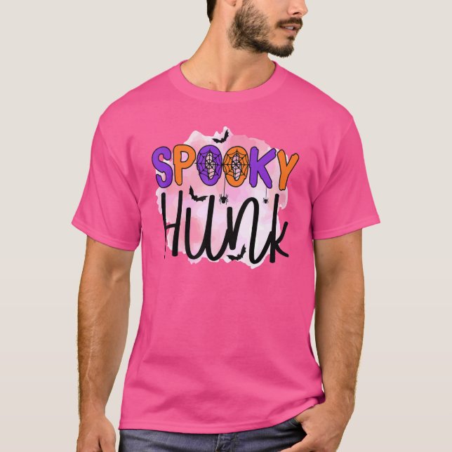 T-shirt Bébé effrayant mec effrayant  Couples assortis Hal (Devant)