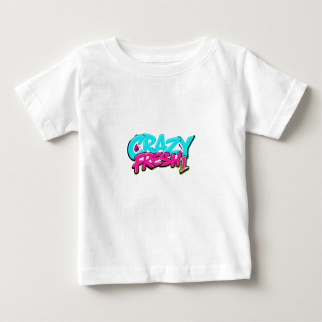 T-shirt bébé élégant et fou (Devant)