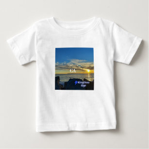 T-shirt bébé en Californie t-shirt surf bébé