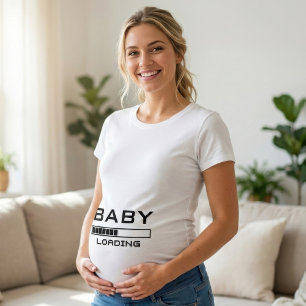 T-shirt Bébé en chargement humour maternelle geek