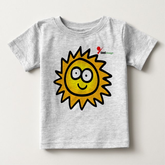 T-shirt bébé ensoleillé (Devant)