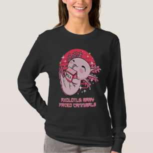 T-shirt Bébé face Cannibales Axolotl Animal Salamander Ani