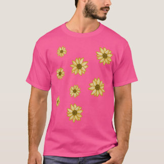 T-shirt Bébé Fleurs de soleil jaunes