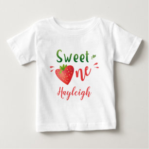T-shirt bébé fraise Berry doux une fille chemise
