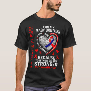 T-shirt Bébé frère guerrier de la sensibilisation à la car