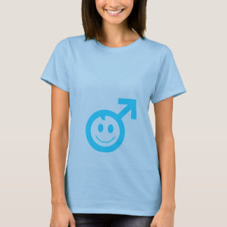 T-shirt Bébé garçon souriant visage masculin symbole