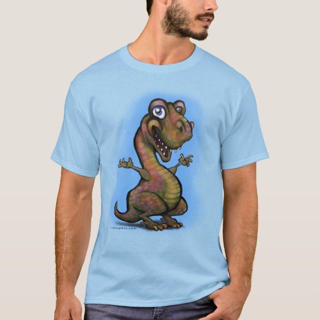 T-shirt Bébé garçon T-Rex (Devant)