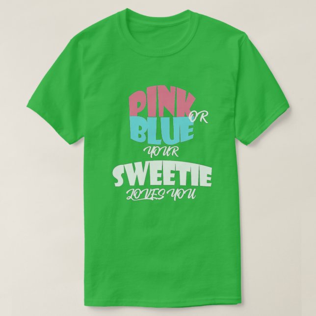 T-shirt Bébé Genre Reveal pour SWEETIE indispensable (Design devant)