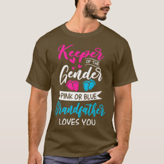 T-shirt Bébé Genre Révéler Douche Rose Ou Bleu Grand-Père