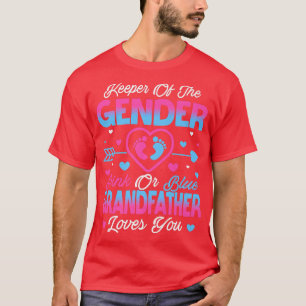 T-shirt Bébé Genre Révéler Douche Rose Ou Bleu Grand-Père