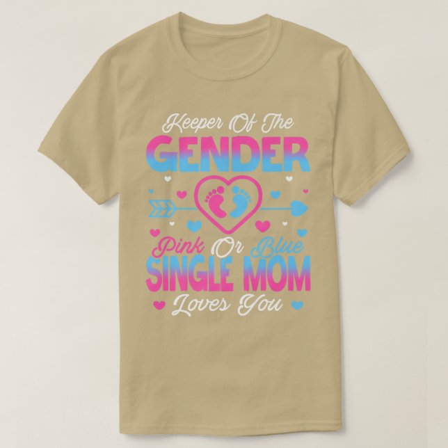 T-shirt Bébé Genre Révéler Douche Rose Ou Bleu Mère céliba (Design devant)