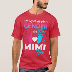 T-shirt Bébé Genre Révéler Douche Rose Ou Bleu Mimi Amours