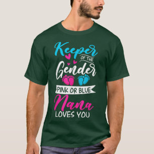 T-shirt Bébé Genre Révéler Douche Rose Ou Bleu Nana Aime