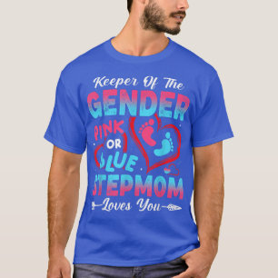 T-shirt Bébé Genre Révéler Douche Rose Ou Bleu Stepmere Lo