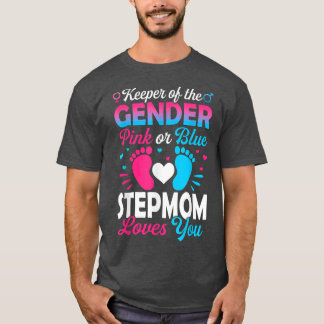 T-shirt Bébé Genre Révéler Douche Rose Ou Bleu Stepmere Lo