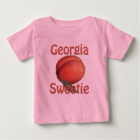T-shirt bébé Georgia Peach