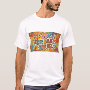 T-shirt Bébé Groovy en Route Rétro Soleil