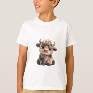T-shirt Bébé Highland Cow Douillet Enfants