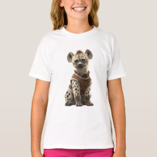 T-shirt Bébé Hyène au Tricot à Taches