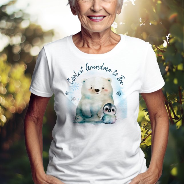 T-shirt Bébé Il fait froid dehors (Chill Vibes Ahead! Get ready to turn up the coolness at our winter baby shower! )