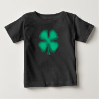 T-shirt bébé irlandais noir