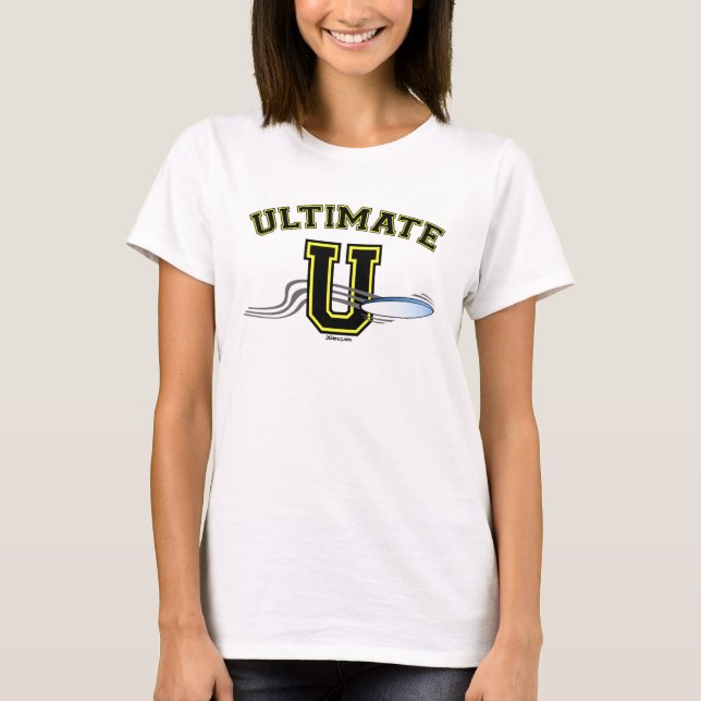 T-shirt Bébé jaune de la disposition 2S d'U - poupée (Devant)