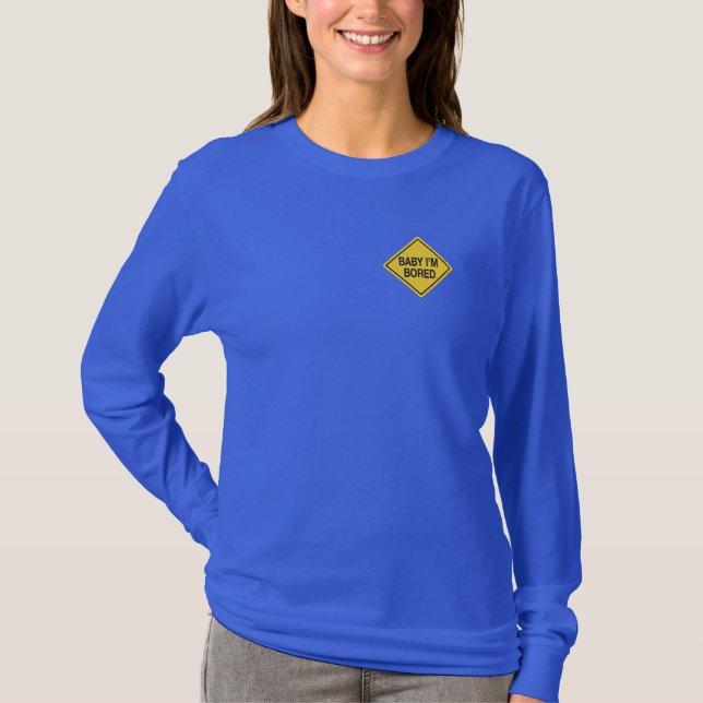 T-shirt Bébé Je suis Bored Badge Gfx (Devant)