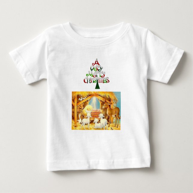 T-shirt bébé Jésus (Devant)