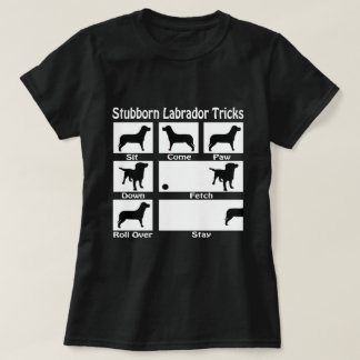 T-shirt Bébé Labrador Tricks Chien Thème