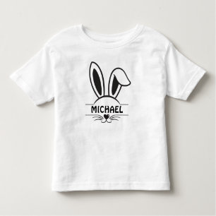 T-shirt bébé lapin de Pâques visage bébé