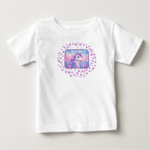 T-Shirt Bébé Licorne – Graphique Magique pour Nour