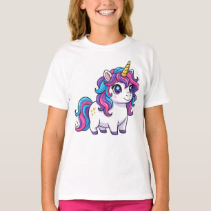T-shirt Bébé Licorne Magique à la Crinière Arc-en-Ciel Mig