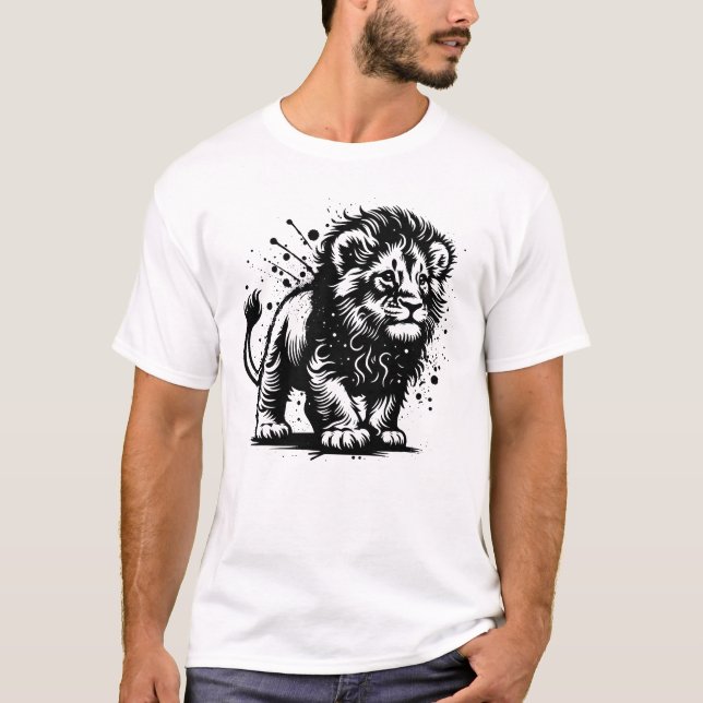 T-shirt Bébé Lion (Devant)