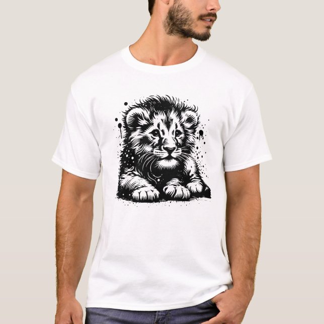 T-shirt Bébé Lion (Devant)