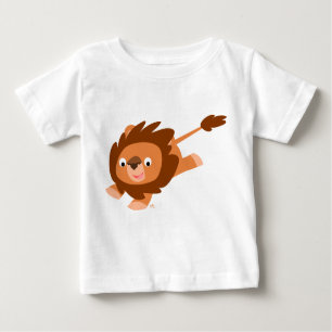 T-shirt Bébé Lion Cartoon Lively Cute