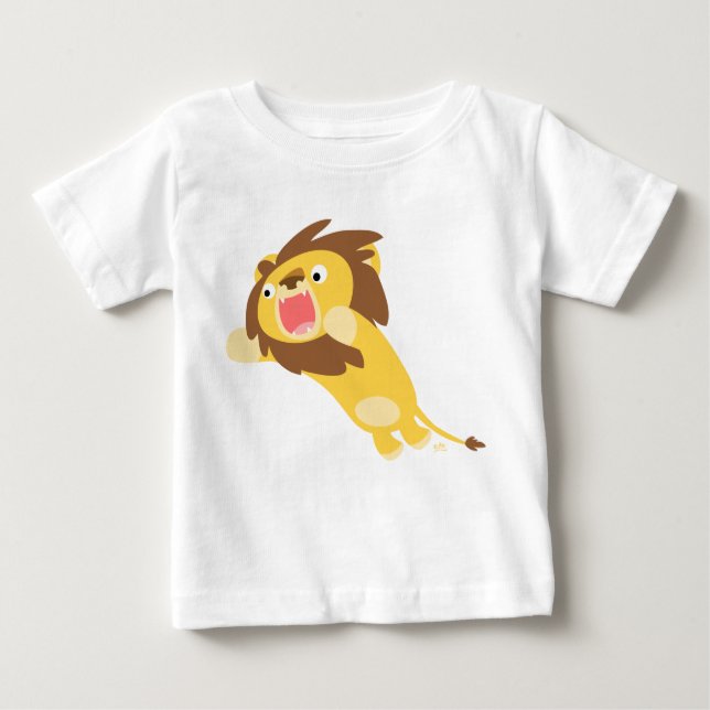 T-shirt bébé Lion très affamé (Devant)