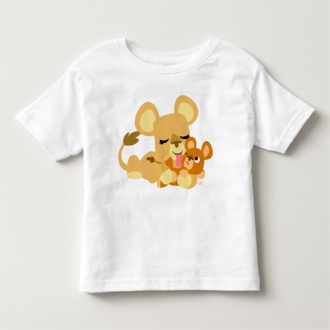 T-shirt bébé Lion's Bath Bddler (Devant)