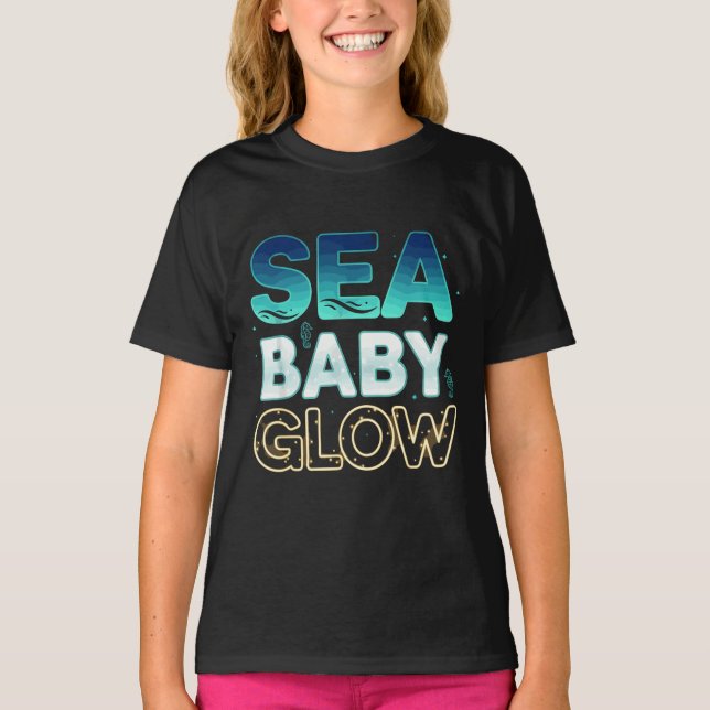 T-SHIRT BÉBÉ LUMINEUX DE LA MER (Devant)