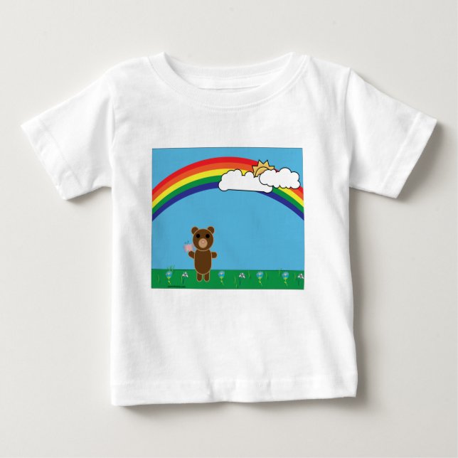 T-shirt bébé mignon (Devant)