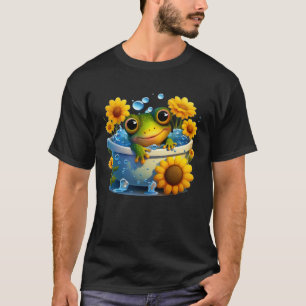T-shirt Bébé mignon Animal Bain Bain Bain Cudley Enfants C