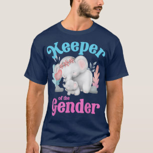 T-shirt Bébé mignon éléphant gardien du genre bébé révéler
