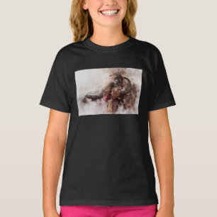 T-shirt Bébé mignon, heureux et jouant Eléphant asiatique