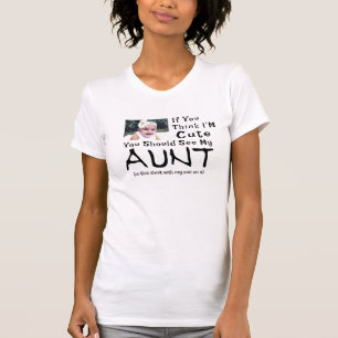 T-shirt Bébé mignon photo Tee, bébé Cool et tante