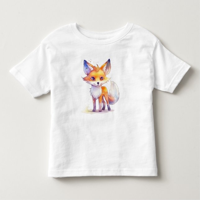 T-Shirt bébé mignonne Fox bébé (Devant)