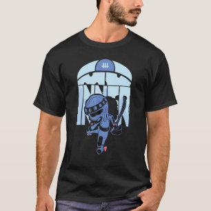 T-shirt Bébé Ninja Karaté Avec Épée Pour Amis Martiaux 1