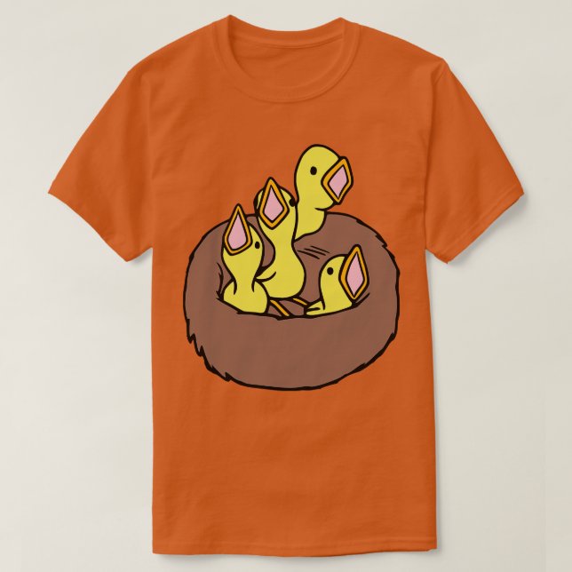 T-shirt Bébé Oiseaux En Nid (Design devant)