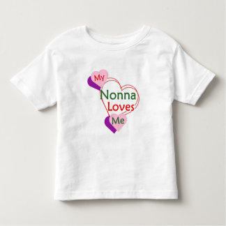 T-shirt bébé ou tout-petit 'Nonna m'aime'