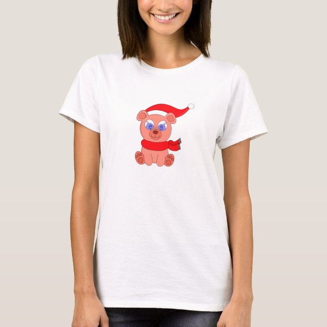 T-shirt Bébé Ours d'hiver (Devant)